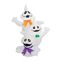 Northlight 3.5ft Prelit Spooky Town Ghost Trio Halloween Yard Art