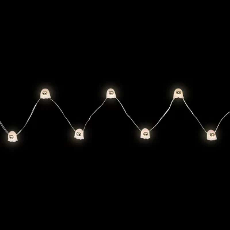 Northlight 10ct Led Halloween Ghost Fairy Lights String Lights