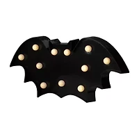 Northlight 12in Led Black Bat Marquee Lights