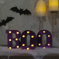 Northlight 6.5in Led Purple Boo Marquee Lights