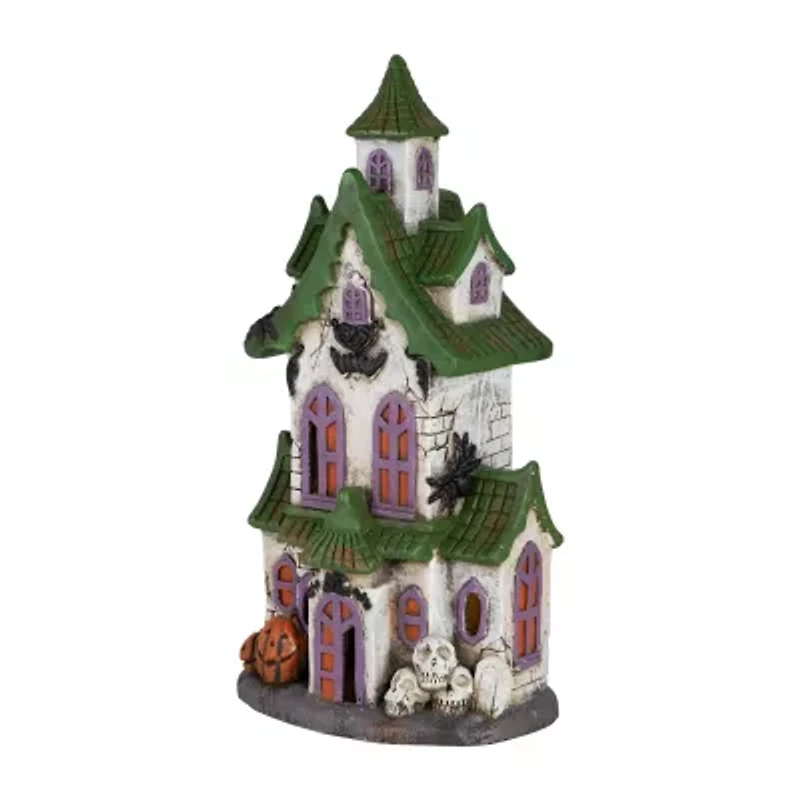 Northlight 22.75in Led Haunted House Lighted Halloween Tabletop Decor