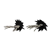 Northlight 7in Skeleton Hands Window Halloween Yard Art