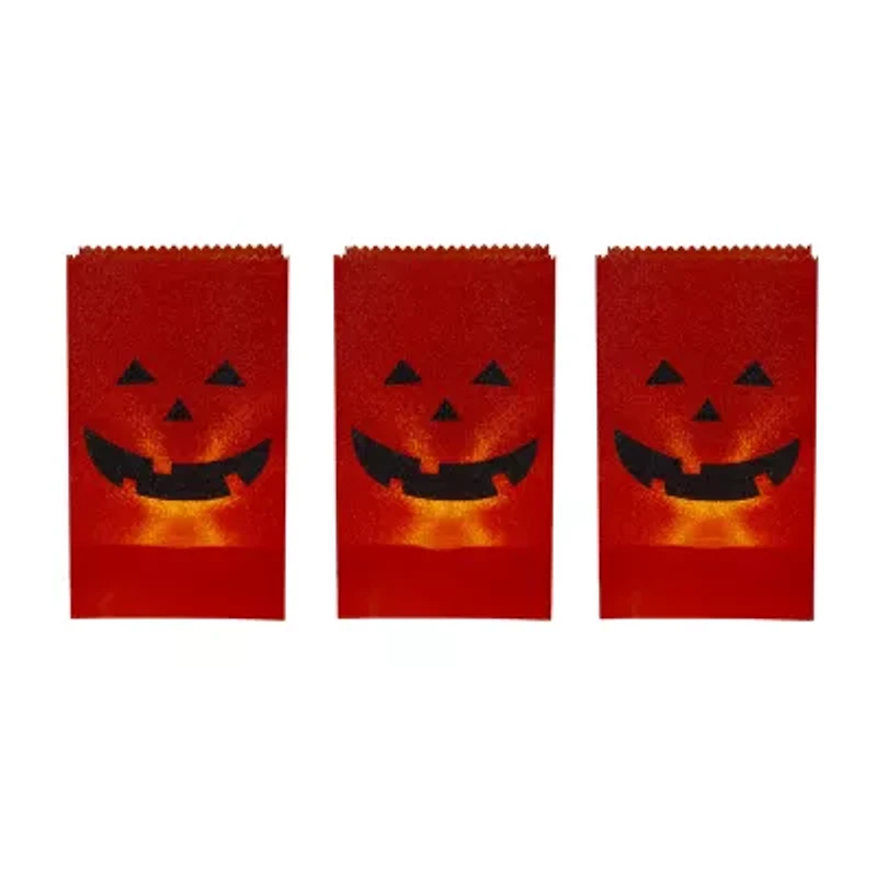 Northlight Jack-O-Lantern Luminary 3-pc. Pathway Light