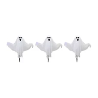 Northlight Prelit White Ghost Lawn Stakes 20 Halloween Yard Art