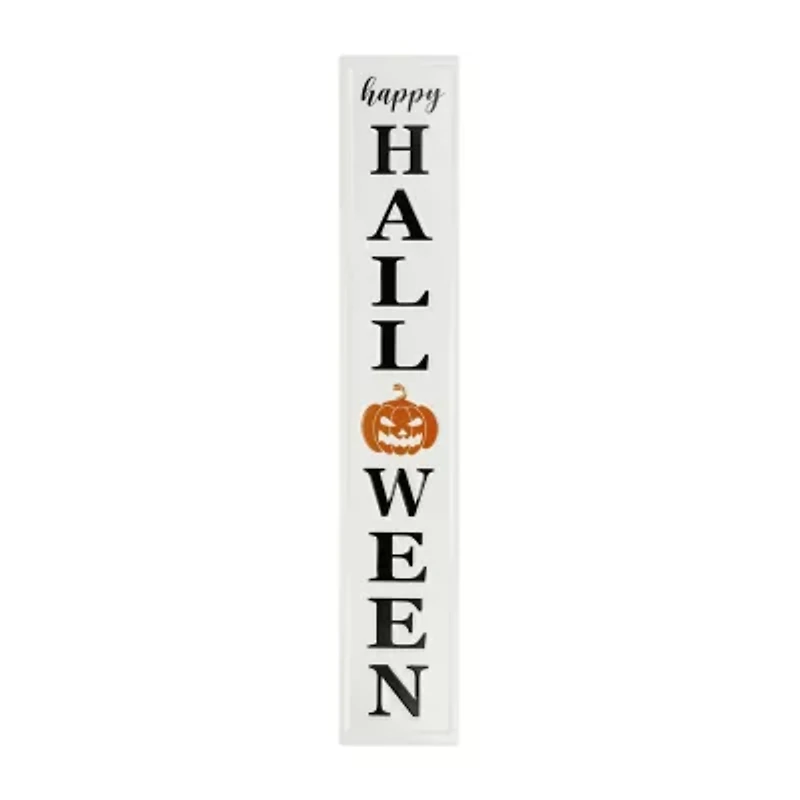 Northlight 31.5in Metal Happy Halloween Wall Halloween Yard Art
