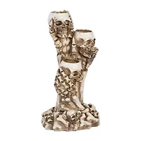 Northlight Triple Skulls Tea Light Candle Holder