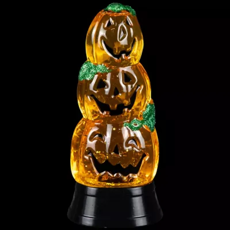 Northlight 14.75in Led Stacked Jack O Lanterns Lighted Halloween Tabletop Decor