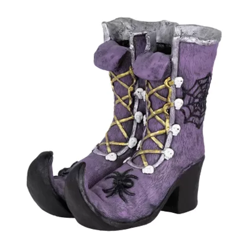 Northlight 15in Purple Witch'S Boots Halloween Tabletop Decor