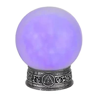 Northlight 8in Led Mystical Crystal Ball Lighted Halloween Tabletop Decor