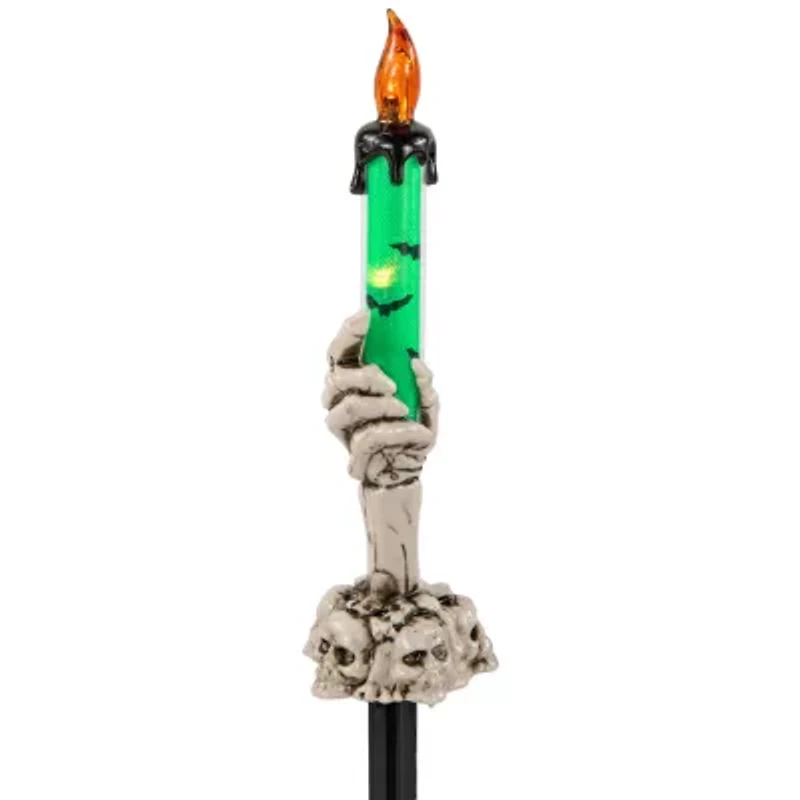 Northlight 8.5in Led Skeleton Candle 6-pc. Lighted Halloween Tabletop Decor
