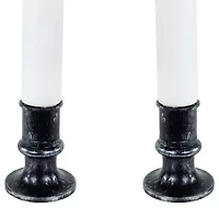 Northlight 9in Led White And Red Candles 2-pc. Lighted Halloween Tabletop Decor