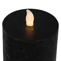 Northlight 8in Black Flickering Led 3-pc. Flameless Candle