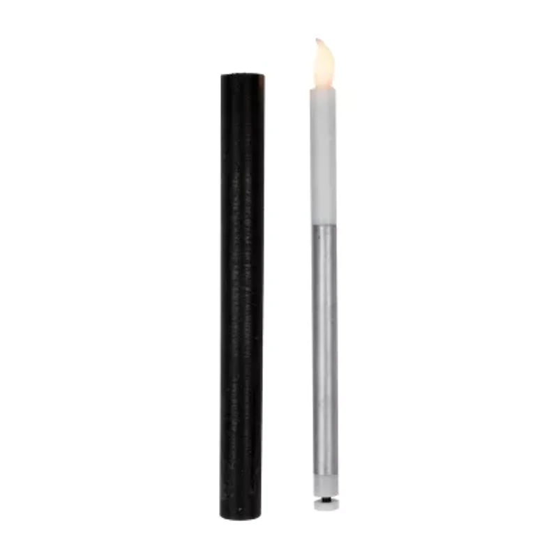 Northlight 9.5in Black Led Flickering 4-pc. Flameless Candle
