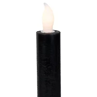 Northlight 9.5in Black Led Flickering 4-pc. Flameless Candle