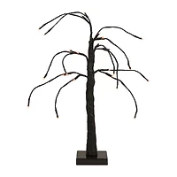 Northlight 24in Led Black Weeping Twig Lighted Indoor Artificial Tree