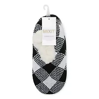 Mixit Womens 1 Pair Slipper Socks