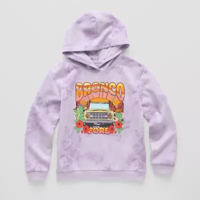 Bronco Little & Big Kid Girls Long Sleeve Fleece Hoodie