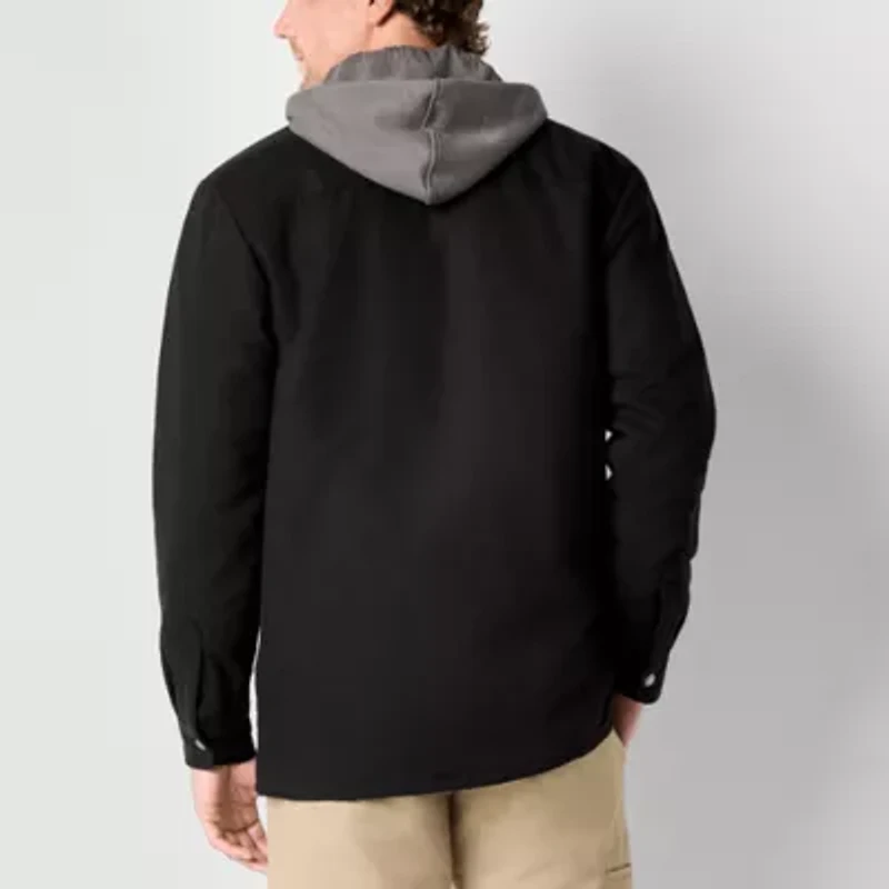 Dickies Duck Mens Hooded Water Resistant Lightweight Shirt Jacket