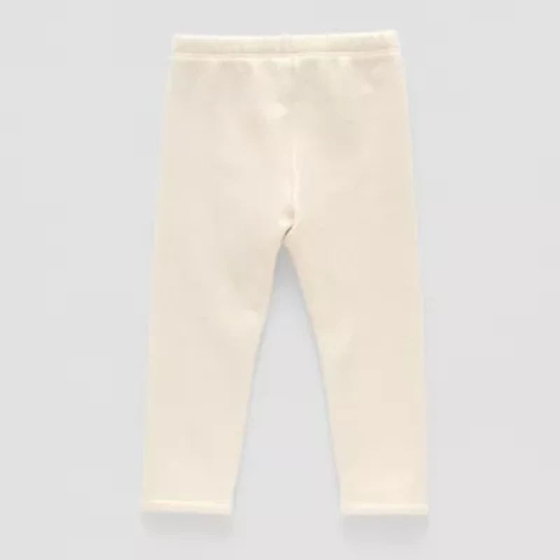 Okie Dokie Baby Girls Fleece Full Length Leggings