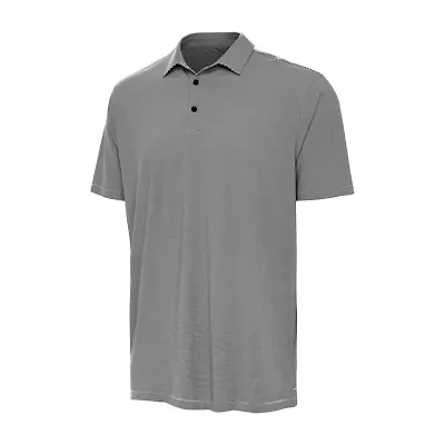 Antigua Twine Mens Regular Fit Short Sleeve Polo Shirt