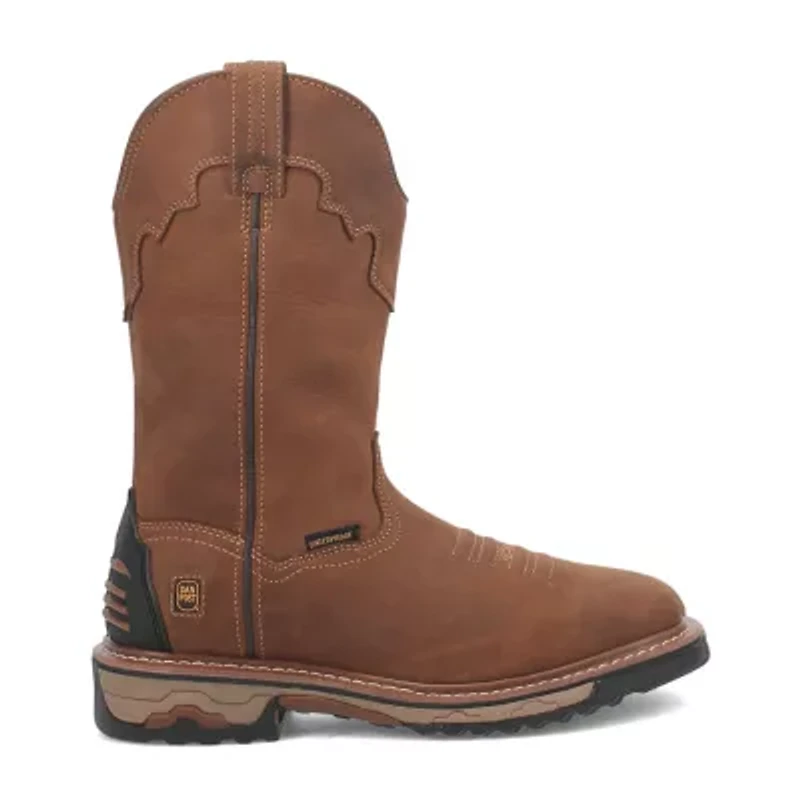 Dan Post Mens Blayde Waterproof Slip Resistant Block Heel Work Boots