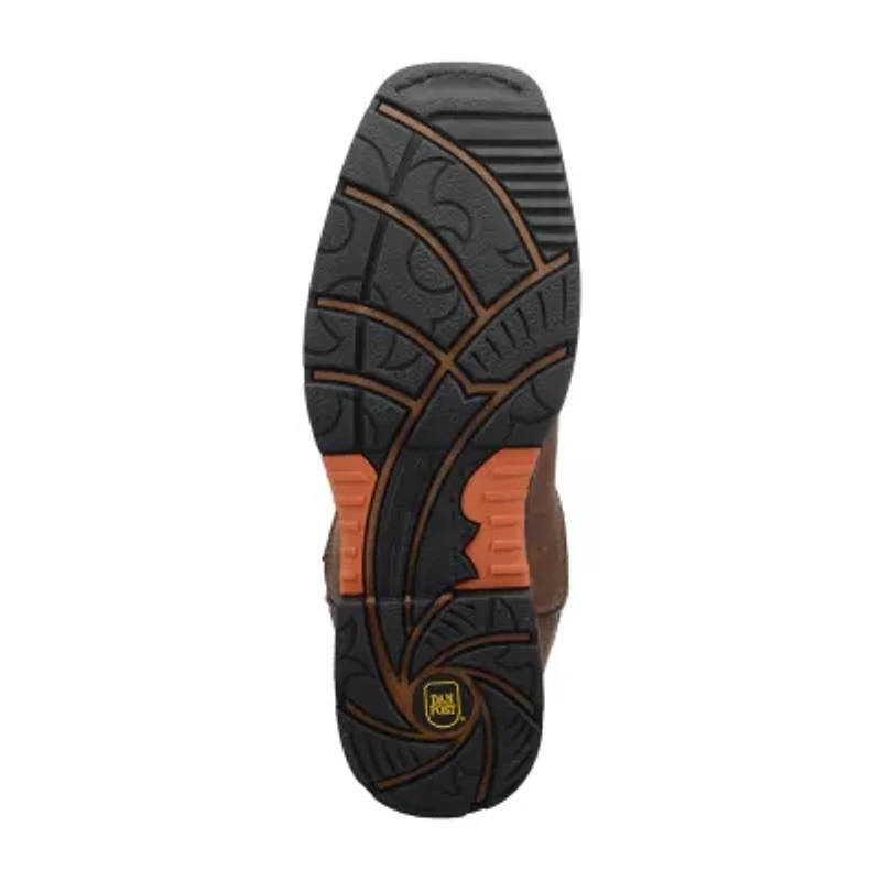 Dan Post Mens Storm'S Eye Waterproof Slip Resistant Block Heel Work Boots