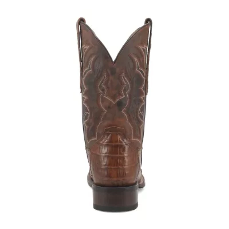Dan Post Mens Kingsly Flat Heel Cowboy Boots