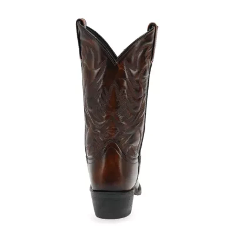 Laredo Mens Lawton Flat Heel Cowboy Boots