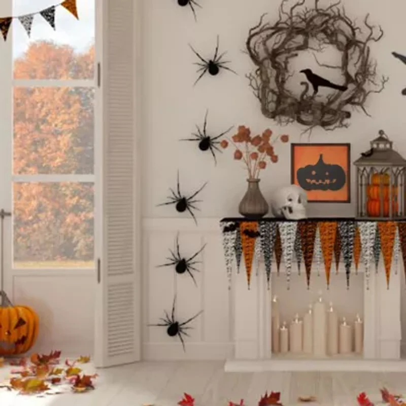 Northlight Black Jack O Lantern Silhouette Wall Sign