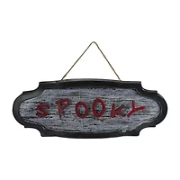 Northlight 20.5in Animated Spooky Wall Sign