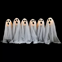 Northlight 30in Led White Ghost 6-pc. Pathway Light