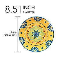 Certified International Spice Love 4-pc. Earthenware Salad Plate
