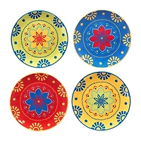Certified International Spice Love 4-pc. Earthenware Salad Plate