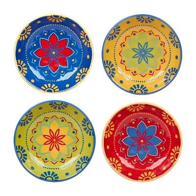 Certified International Spice Love 4-pc. Earthenware Soup Bowl