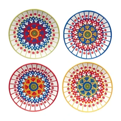 Certified International Spice Love 4-pc. Earthenware Appetizer Plate