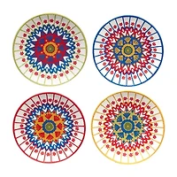 Certified International Spice Love 4-pc. Earthenware Appetizer Plate