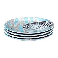 Certified International Beyond The Shore 4-pc. Earthenware Salad Plate