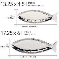 Certified International Silver Coast Porcelain Serving Platter