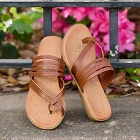 BOC by Born Womens Alisha Criss Cross Strap Flat Sandals