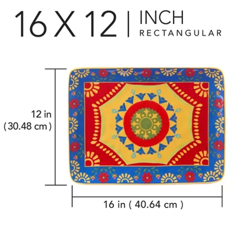Certified International Spice Love Serving Platter