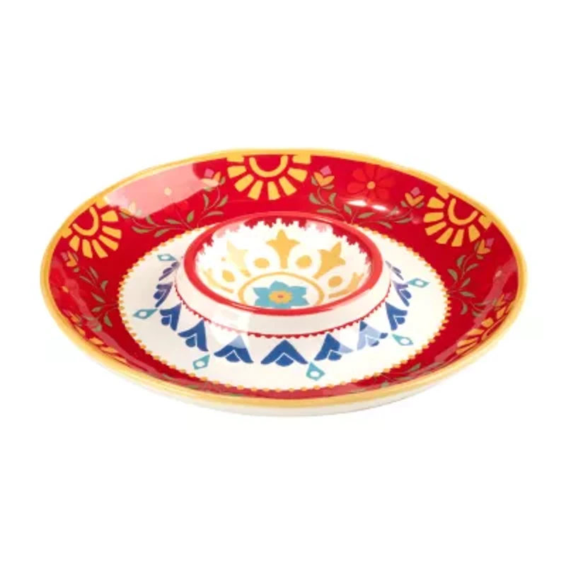 Certified International Spice Love Earthenware Chip & Dip Set