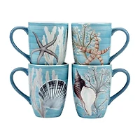 Certified International Beyond The Shore 4-pc. Coffee Mug