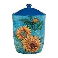 Certified International Golden Sunflowers 3-pc. Canister