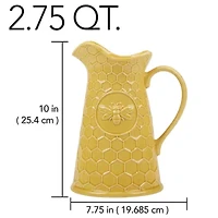 Certified International French Bees Serving Pitcher