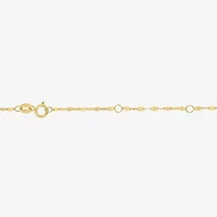 Diamond Addiction (D-E Womens 1 CT. T.W. Lab Grown White Diamond 10K Gold Round 16 Inch Pendant Necklace