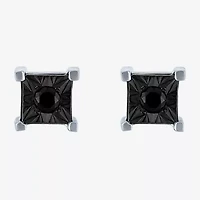 1/10 CT. T.W. Natural White Diamond Sterling Silver 5.2mm Round Stud Earrings