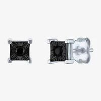 1/10 CT. T.W. Natural White Diamond Sterling Silver 5.2mm Round Stud Earrings