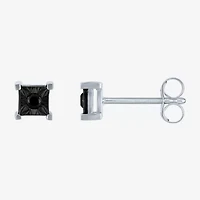 1/10 CT. T.W. Natural White Diamond Sterling Silver 5.2mm Round Stud Earrings