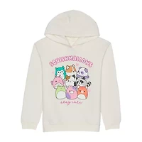 Little & Big Kid Girls Long Sleeve Squishmallows Fleece Hoodie