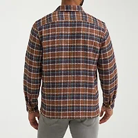 Lee Mens Regular Fit Long Sleeve Plaid Button-Down OverShirt